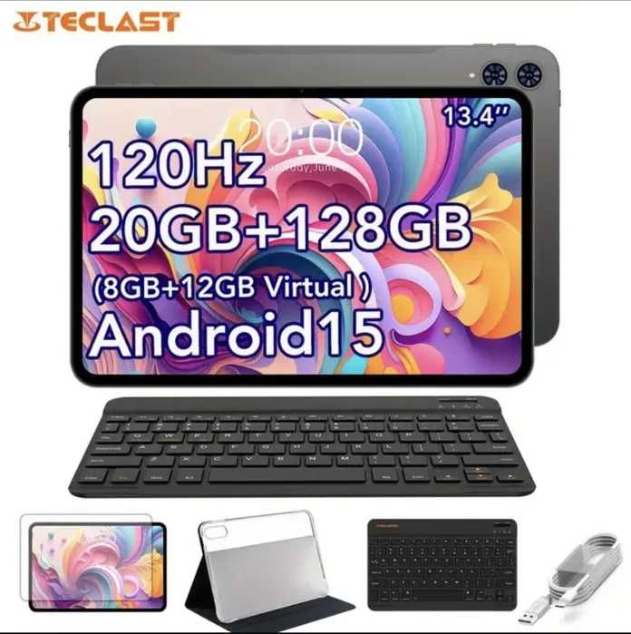 Планшет Teclast T65 | 13.4" | 8 RAM + 128 ГБ | Новий