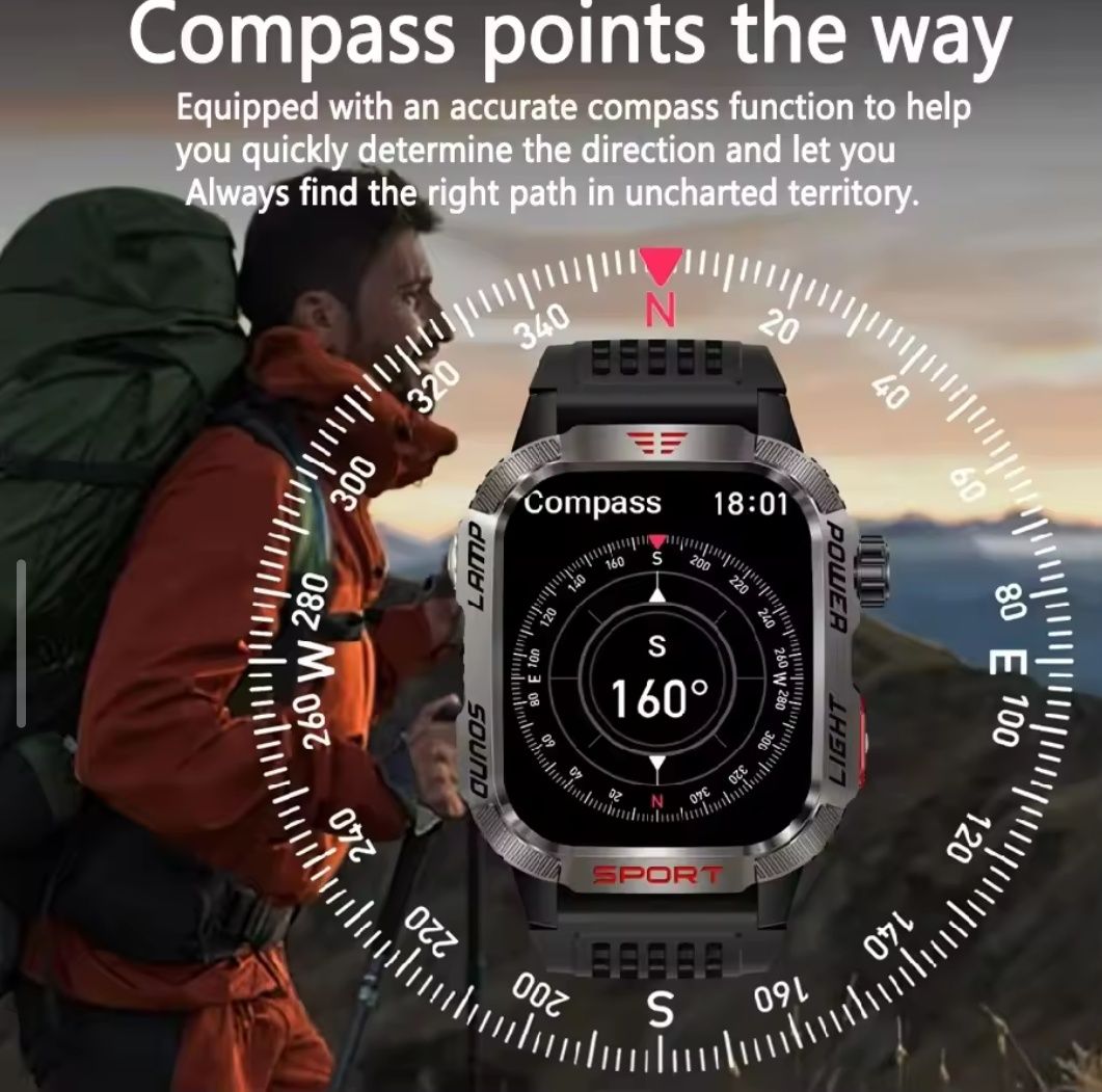 Смарт часы.600mah.GPS,NFC,Компас, Барометр,Ультрафиолета