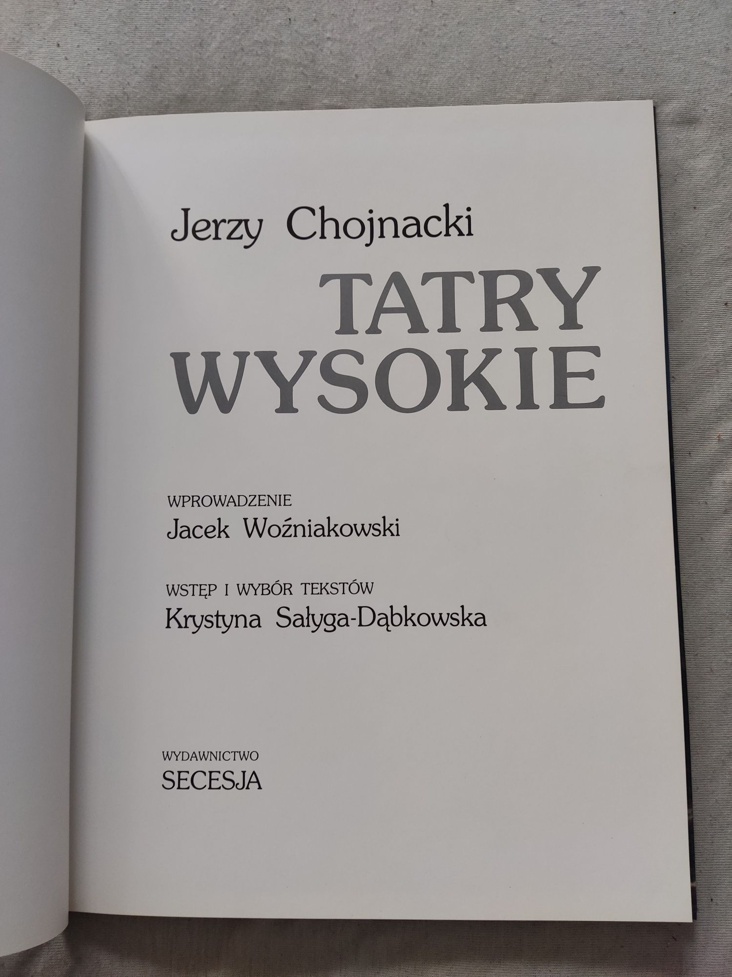 Tatry Wysokie - Jerzy Chojnacki
