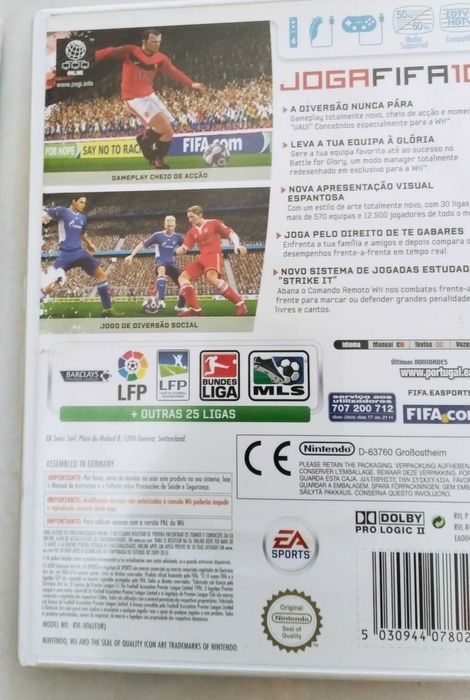 Jogo Nintendo DS Meu Diário Secreto, Wii; Fifa10, Need For Speed Nitro