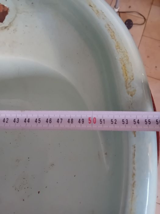 Lavatorio antigo azul em bom estado