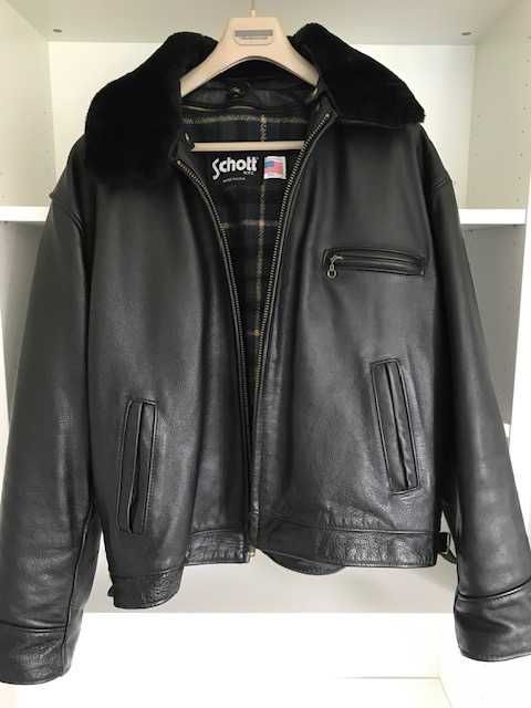 jacket couro Schott USA