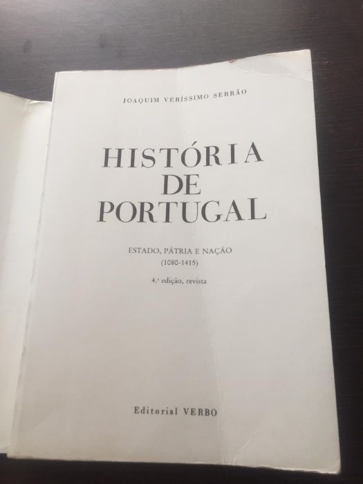 História de Portugal de Joaquim Veríssimo Serrão - 1080 a 1415