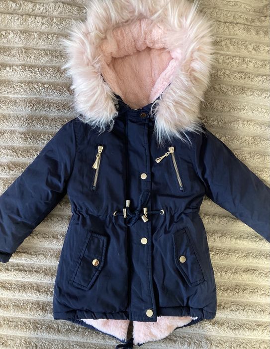 Зимова курточка-парка для дівчинки 92 р.