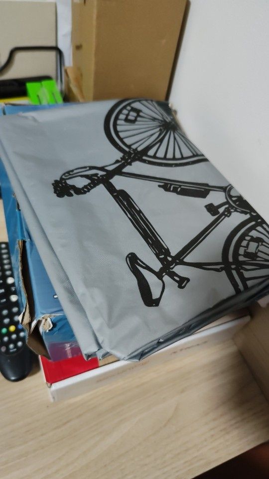 Чехол/накидка/тент для велосипеда, скутера, самоката чёрный и серый