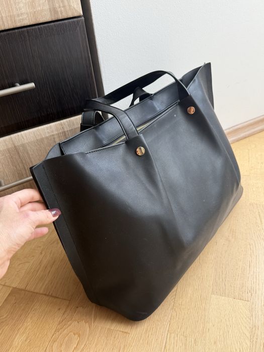 Сумка шопер чорна