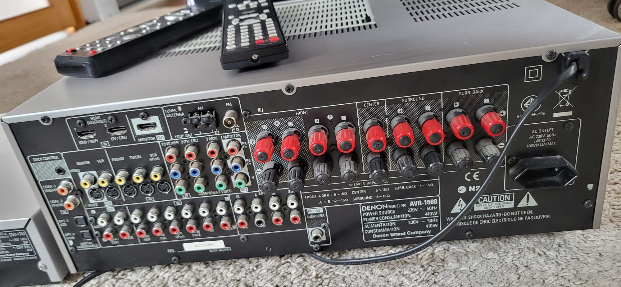 Kino domowe denon, AVR 1508