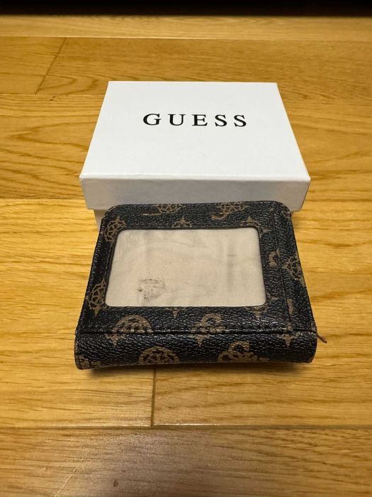 GUESS portfel skórzany portfelik