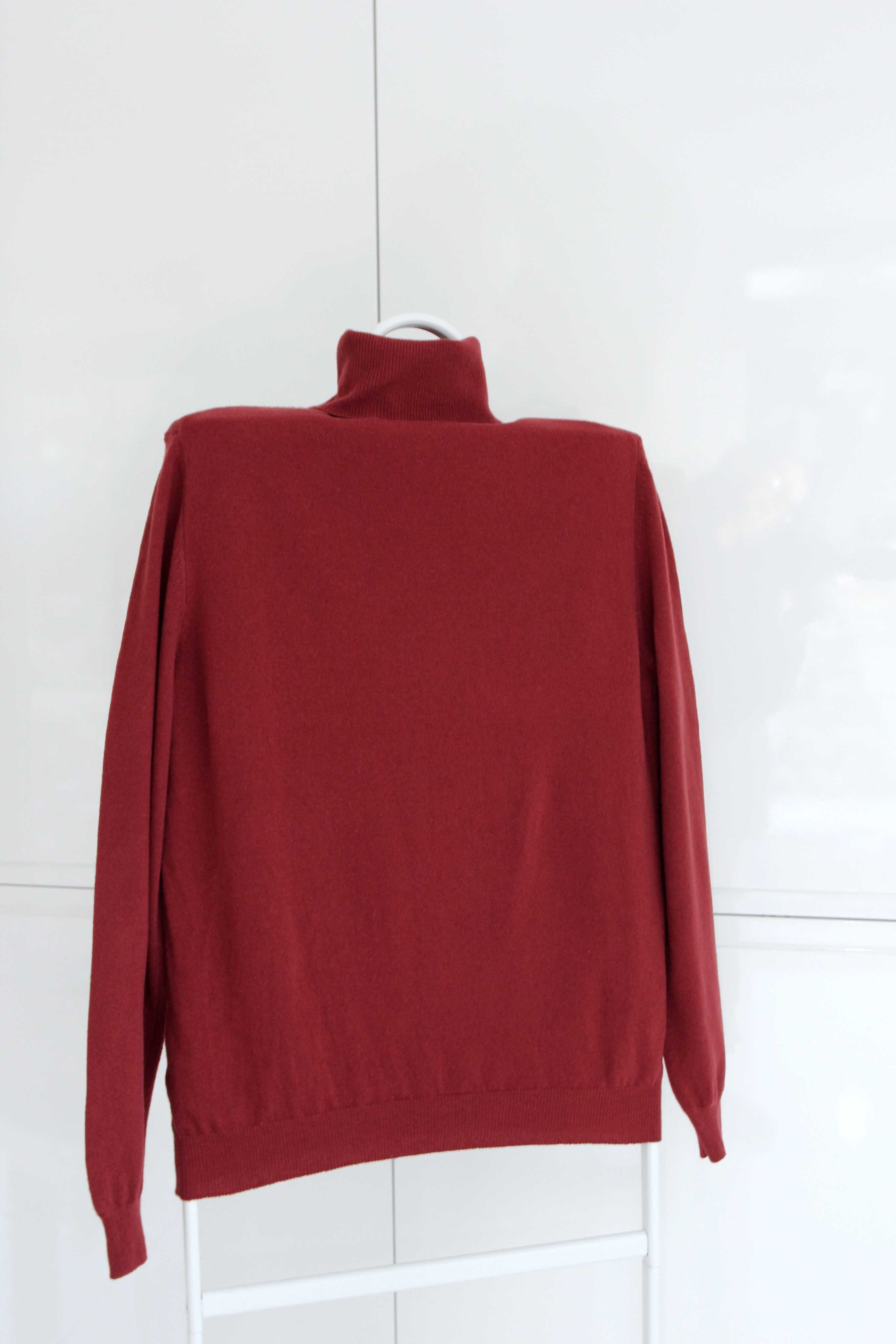 Benetton 100%merino pure new wool bez wad XL