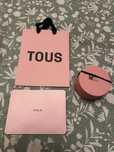Conjunto caixa e saca Tous cor de rosa
