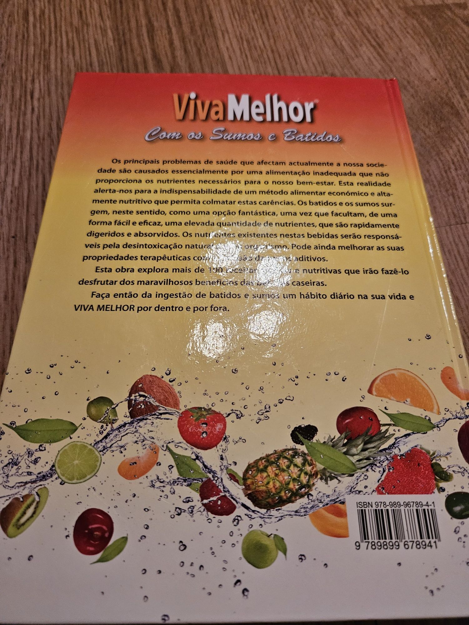 Livro Viva melhor sumos e batidos