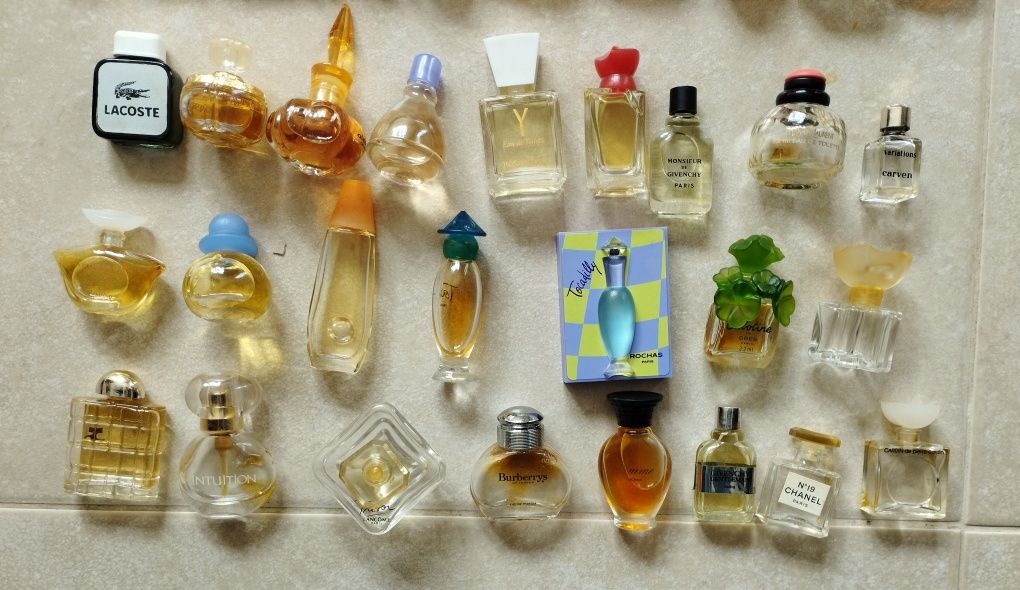 Coleção de frasco de perfume