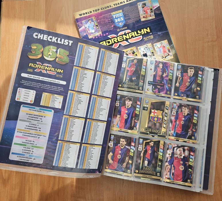 Karty piłkarskie 2025 album Panini Fifa 365
