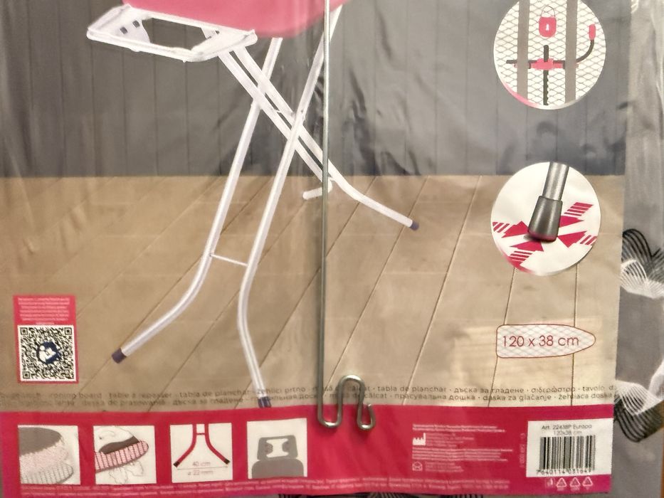 Deska do prasowania Eurogold Europa 120x38 cm – nowa, nieużywana