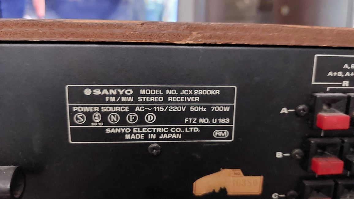 Amplituner Sanyo JCX 2900 KR