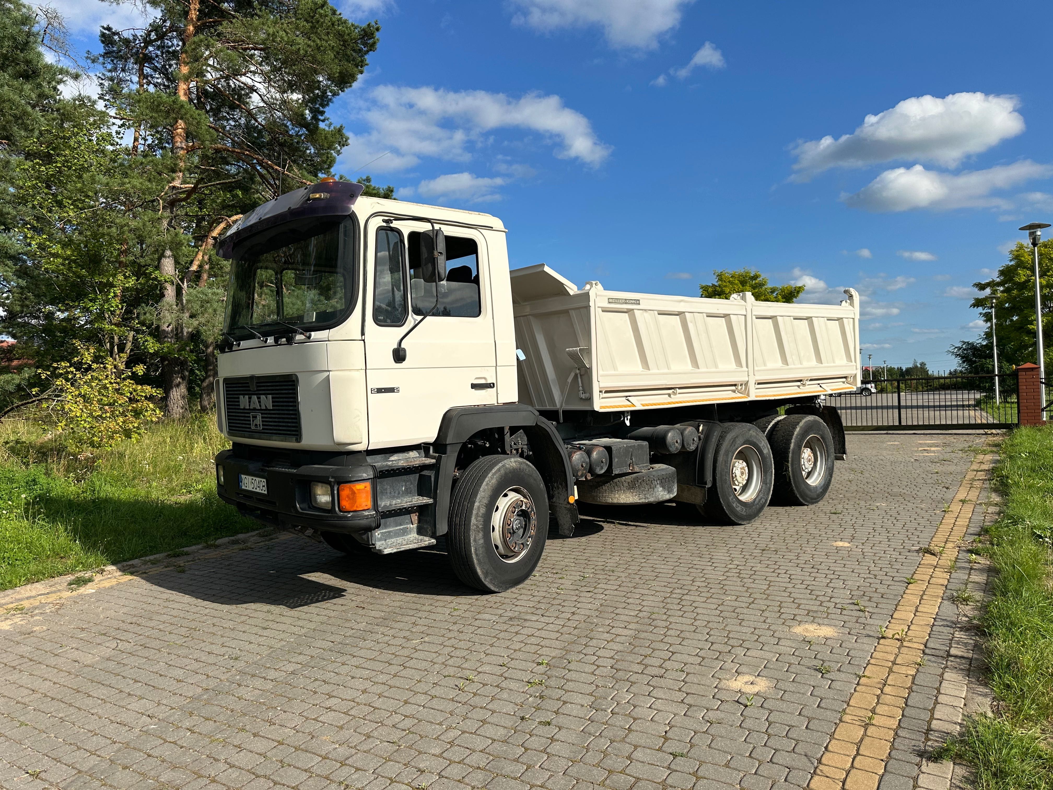 Man 26.372/6X4/Wywrotka z 1996 roku/Hydroburta