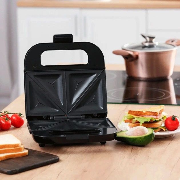 Бутербродниця сендвічниця MAGIO MG-375, електробутербродниця, бутербро