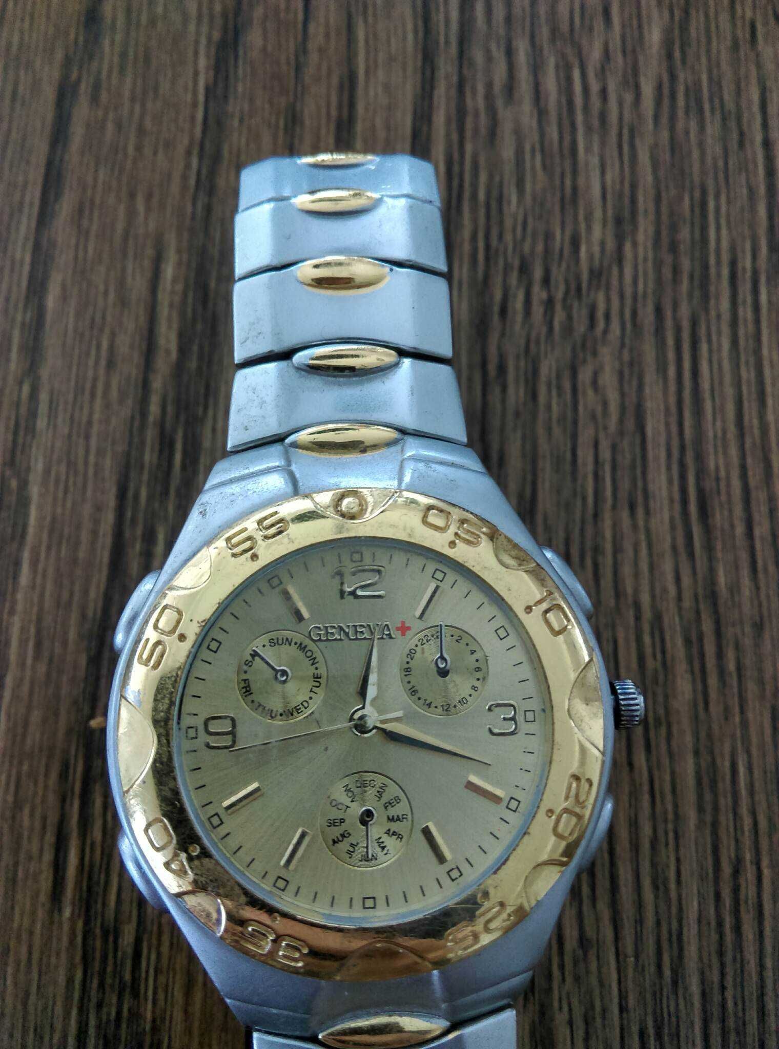 Srebrny zegarek Geneva