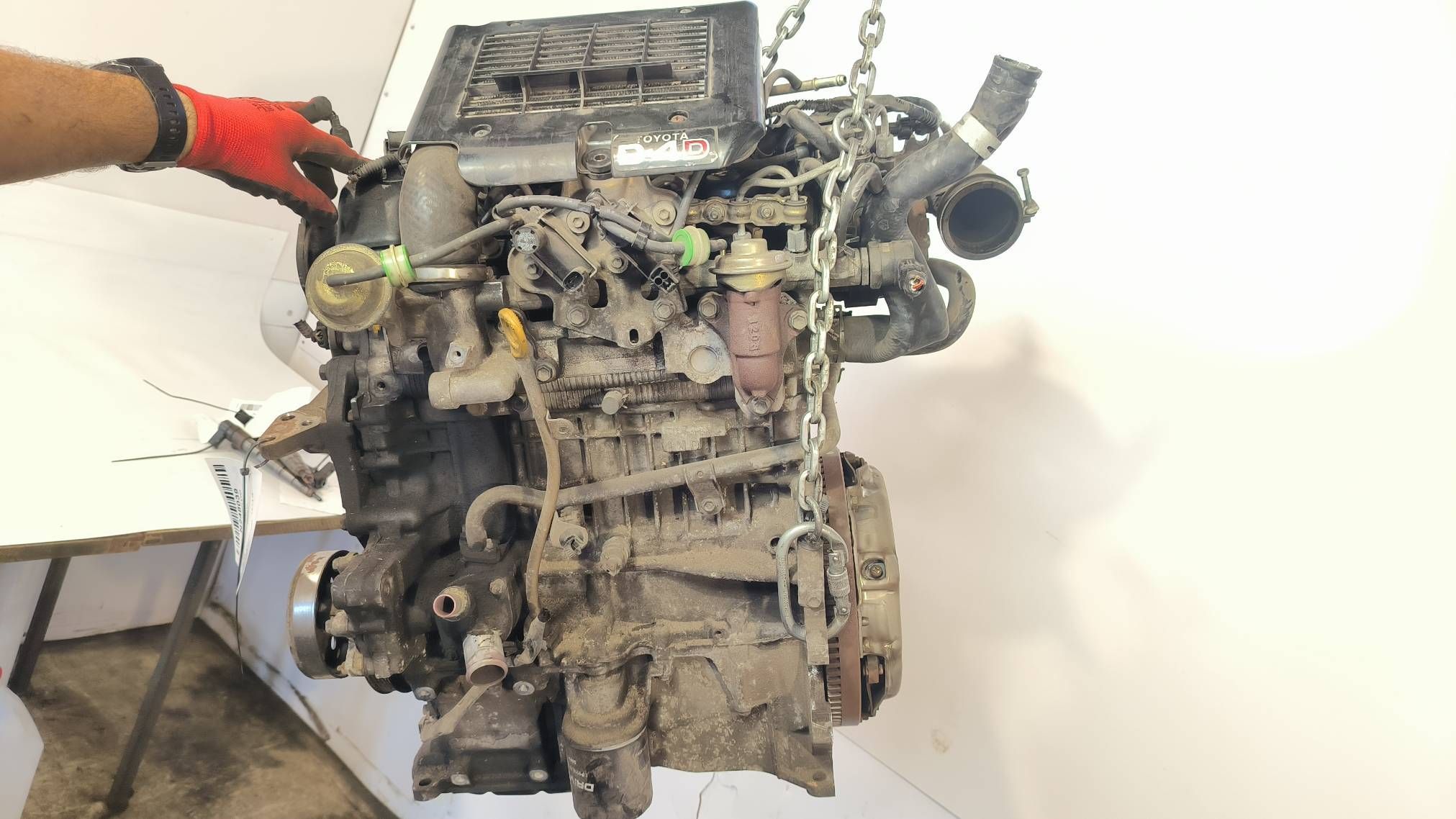 SILNIK KOMPLETNY TOYOTA YARIS I 1ND-P52A 1.4 D4D 75KM