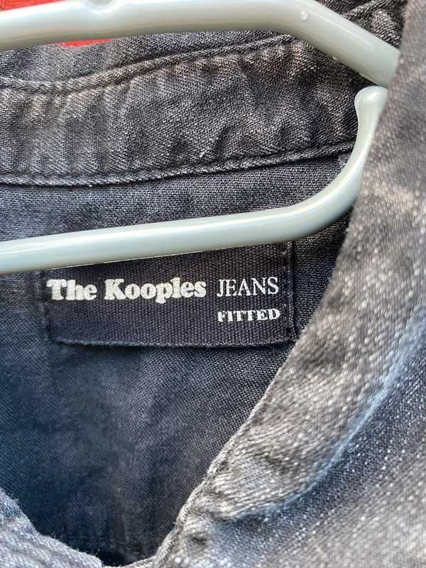 Koszula jeansowa denim The Kooples r.M/L czarny Skull alternative y2k