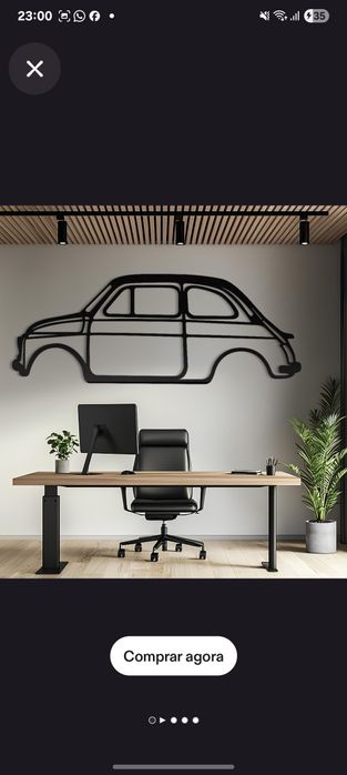 Quadro parede metal