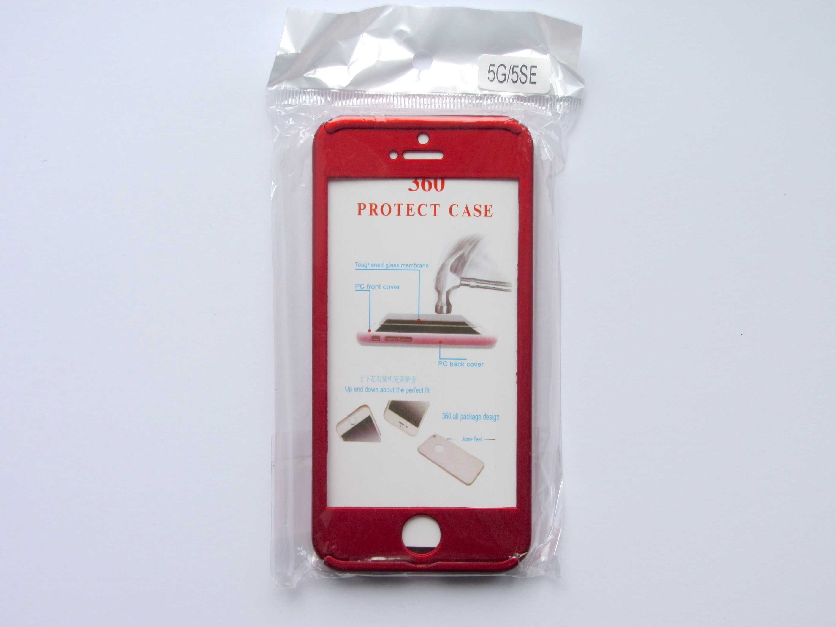 Защитный чехол 360 для Apple iPhone 5 5S SE и др со стеклом РАСПРОДАЖА