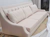 Sofa w stylu Modern Glamour Cardif 3 klasyczna beżowa