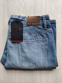 Spodnie męskie jeansy Bill Blass, niebieskie ,rozm. 34x32 , USA