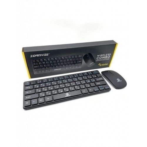 Беспроводная клавиатура и мышь комплект с USB адаптером для компьютера