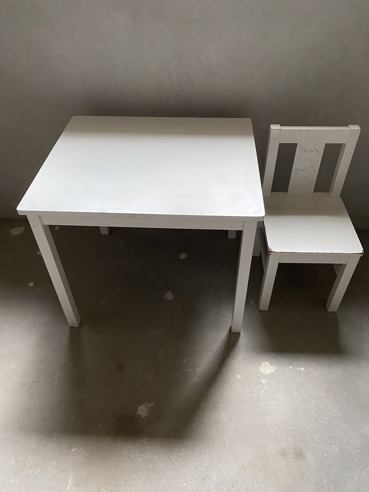 Stolik + krzesełko Kritter Ikea