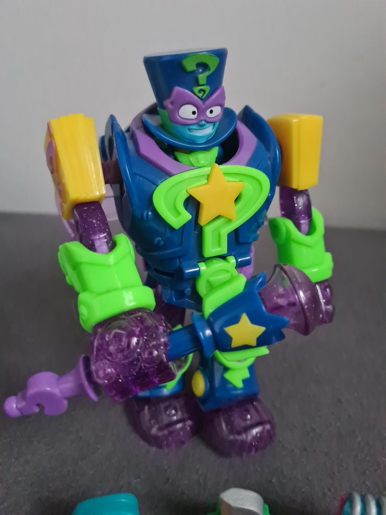 Enigma Robot Superthings + Kid I figurki Zings