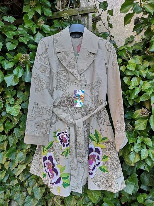 płaszcz trencz Desigual 38 nowy z metką