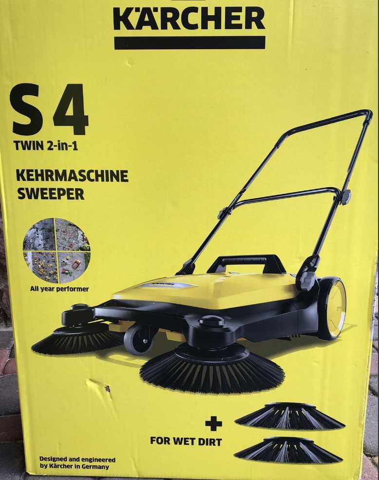 Ручна  підмітальна  машина Karcher s4 twin  Подметальная машина