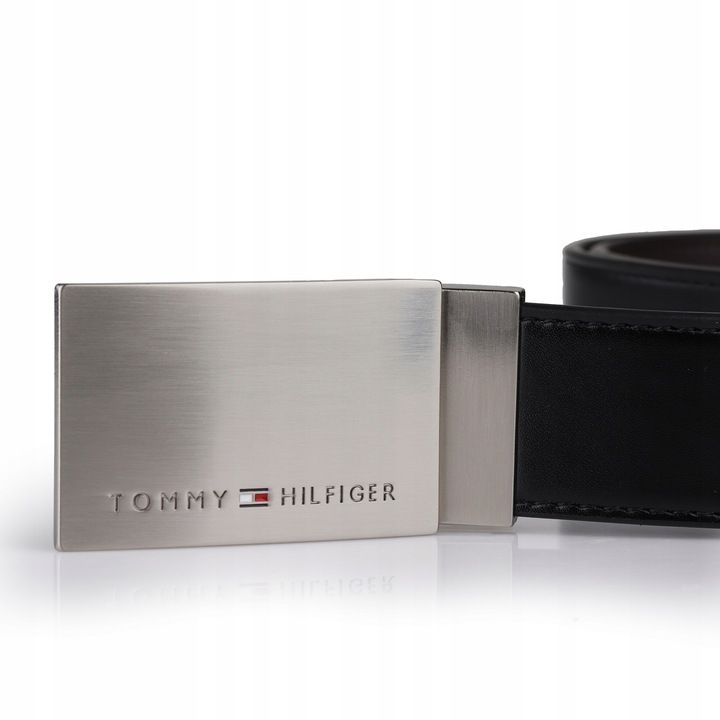 Pasek Tommy Hilfiger 4w1 Dwustronny 40/100 2 Klamry Etui Pudełko