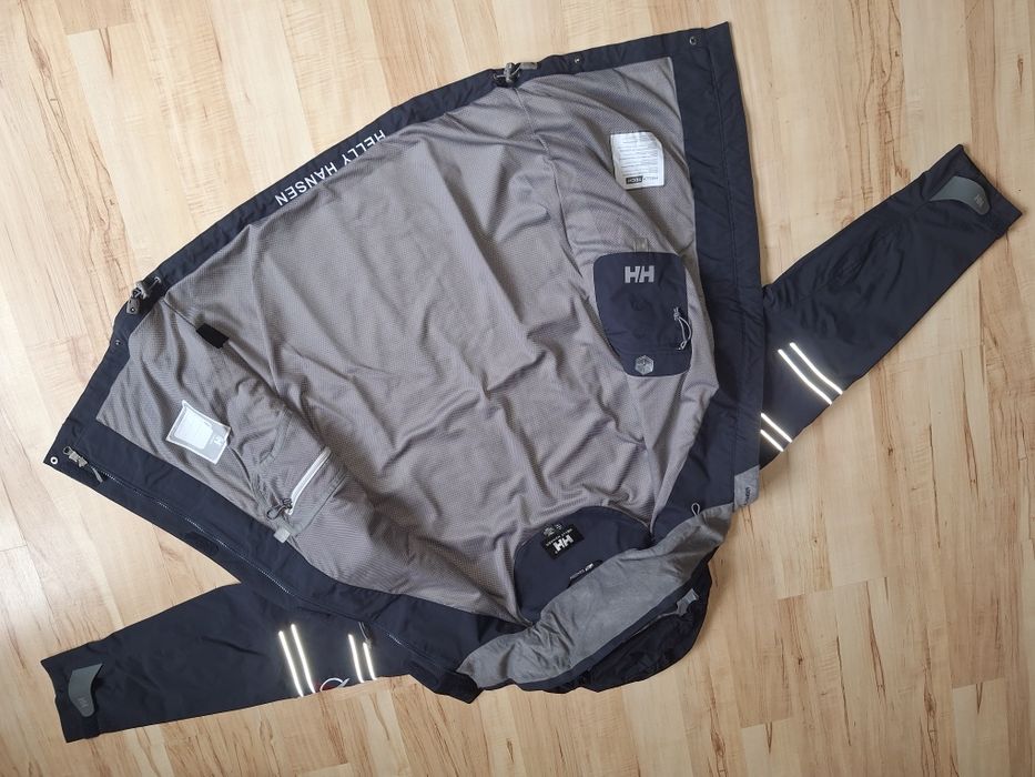 Helly Hansen Kurtka L żeglarska męska wodoodporna z kapturem odblaski