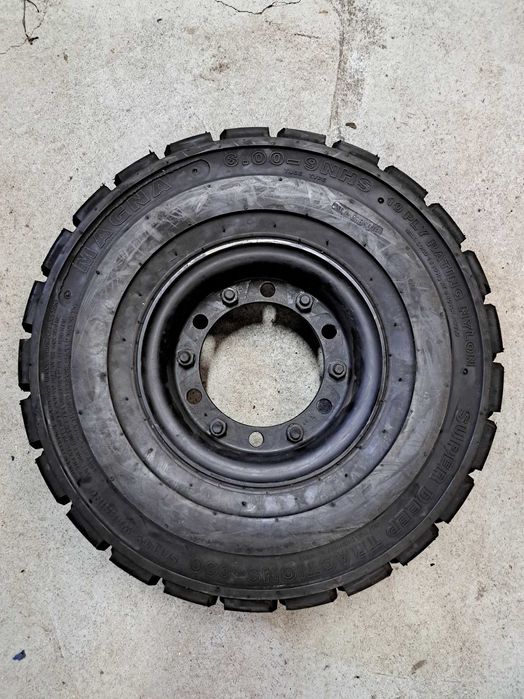 Opona pneumatyczna do wózka widłowego firmy MAGNA z felgą (6.00-9)nowa