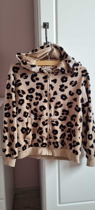 Welurowa bluza HM dziewczęcar 110/116