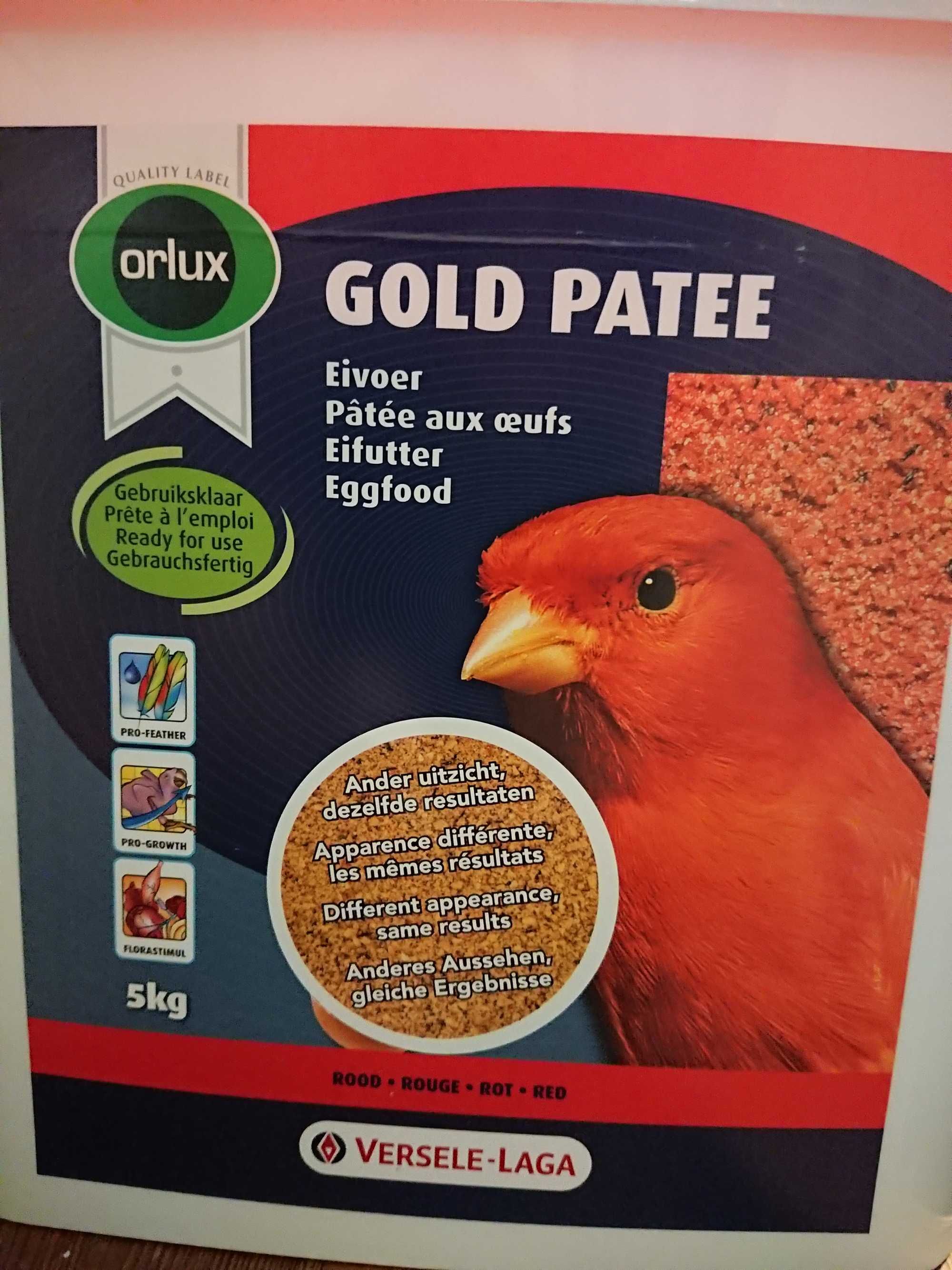 Versele-laga Orlux Canaries Red pokarm jajeczny kanark czerwony 0,5kg