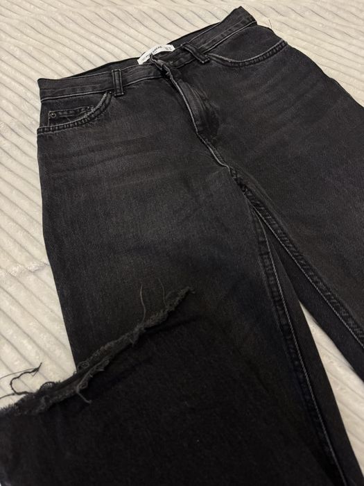 Джинси темно сірі wide leg