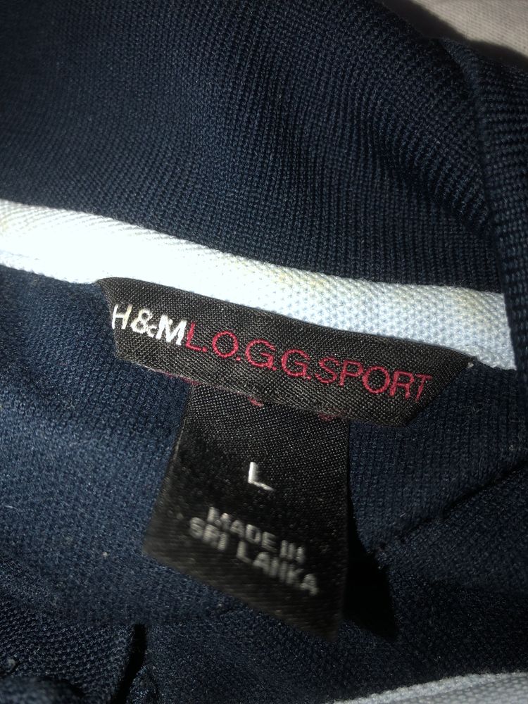 Koszulka Polo H&M LOGG Sport Rozmiar: L