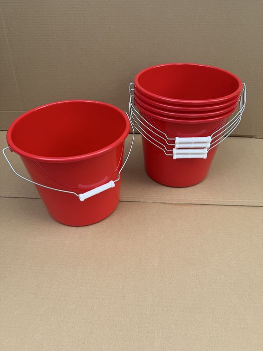 Wiadro plastikowe 10l wiaderko na grzyby owoce 5 szt