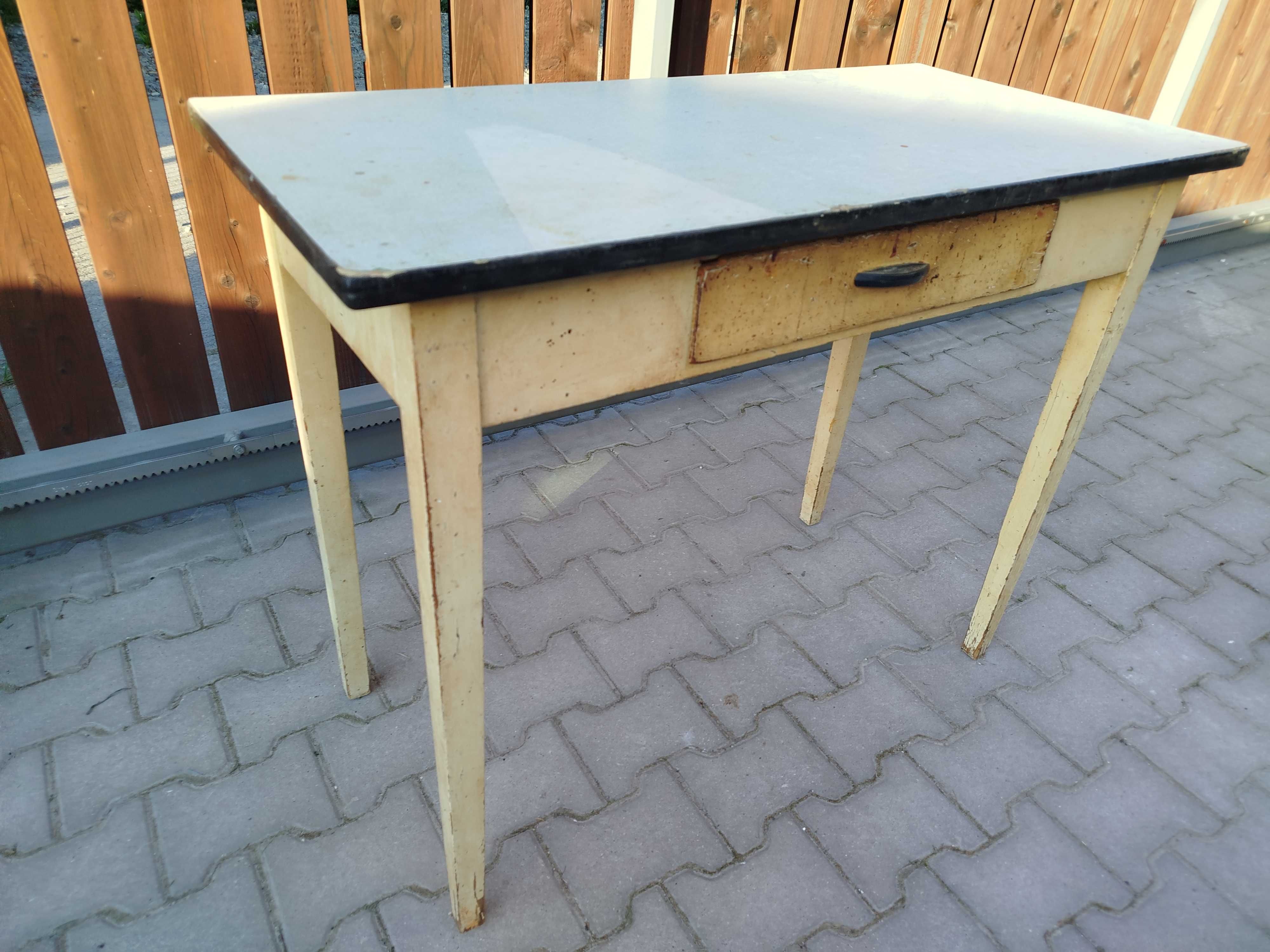 Stół kuchenny używany 98*48 epoka PRL