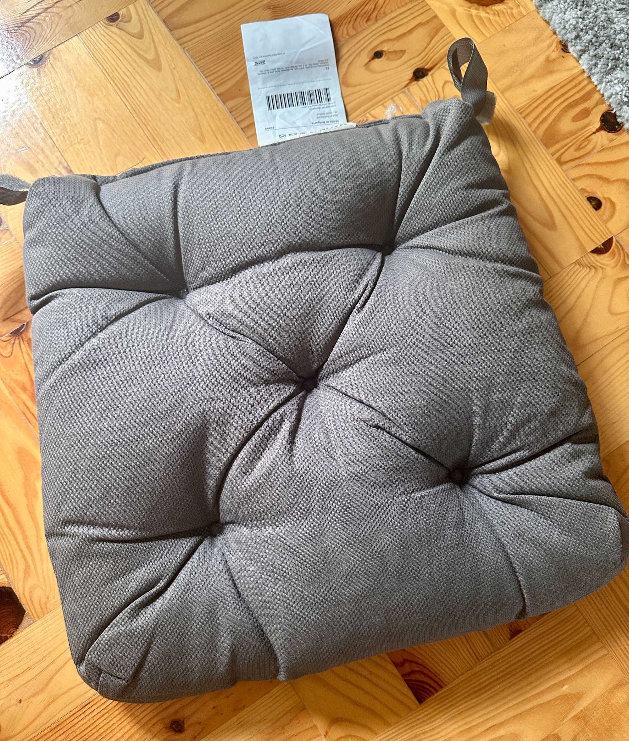 Chair, outdoor, foldable black/light brown stained