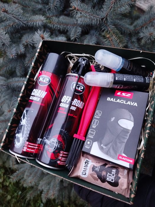 Подарунок чоловікові мотоциклісту | готовий подарунковий набір | бокс