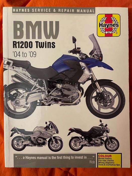 Manual Haynes para modelos de motos BMW de 2004 a 2009
