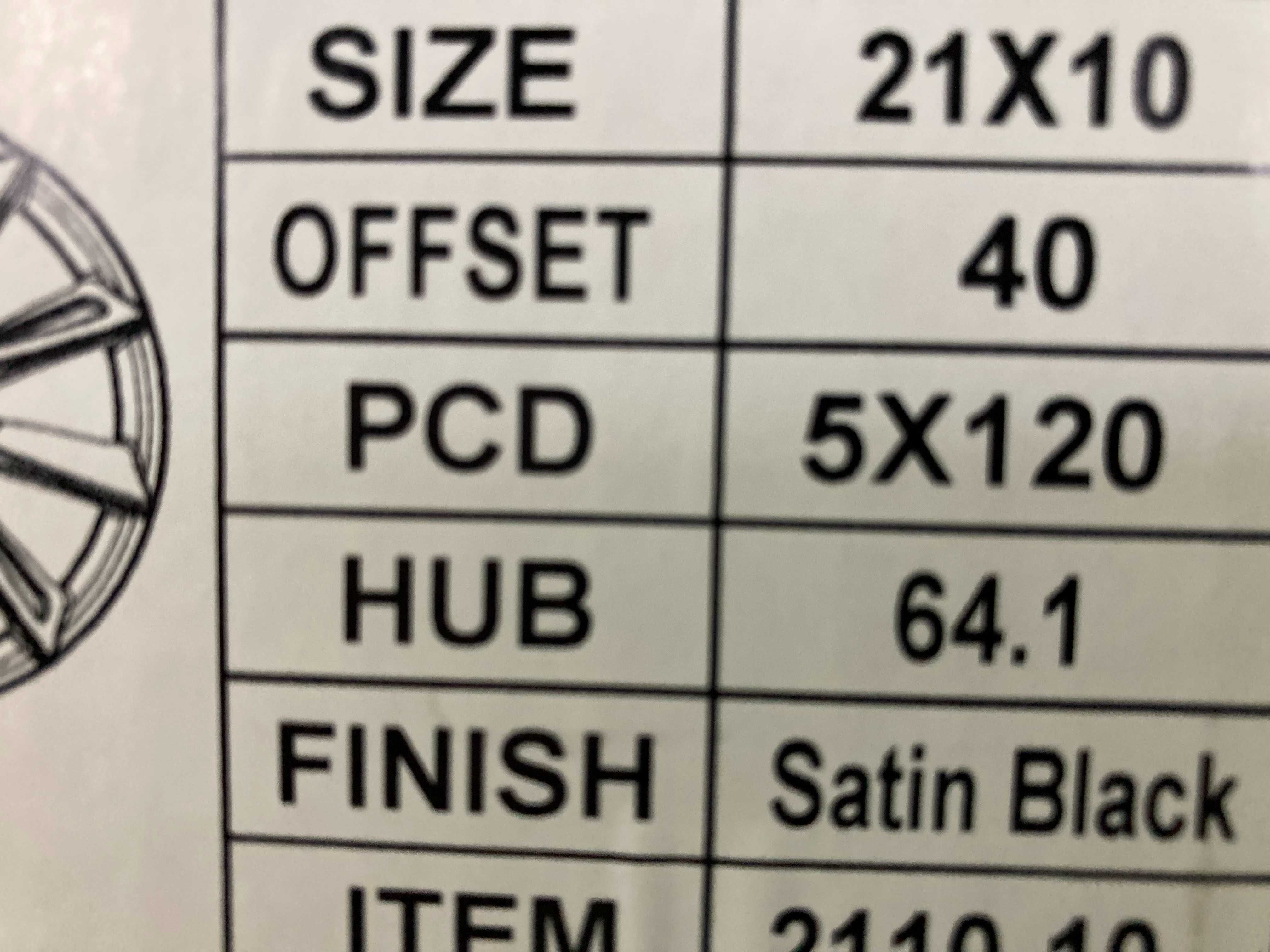 Диски разноширокиеR21 5x114.3 5х120Tesla Model3,Model S,ModelX,Model Y
