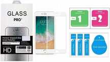 Szkło Hartowane Pełne 9H Do Iphone 7 + 8 + Plus