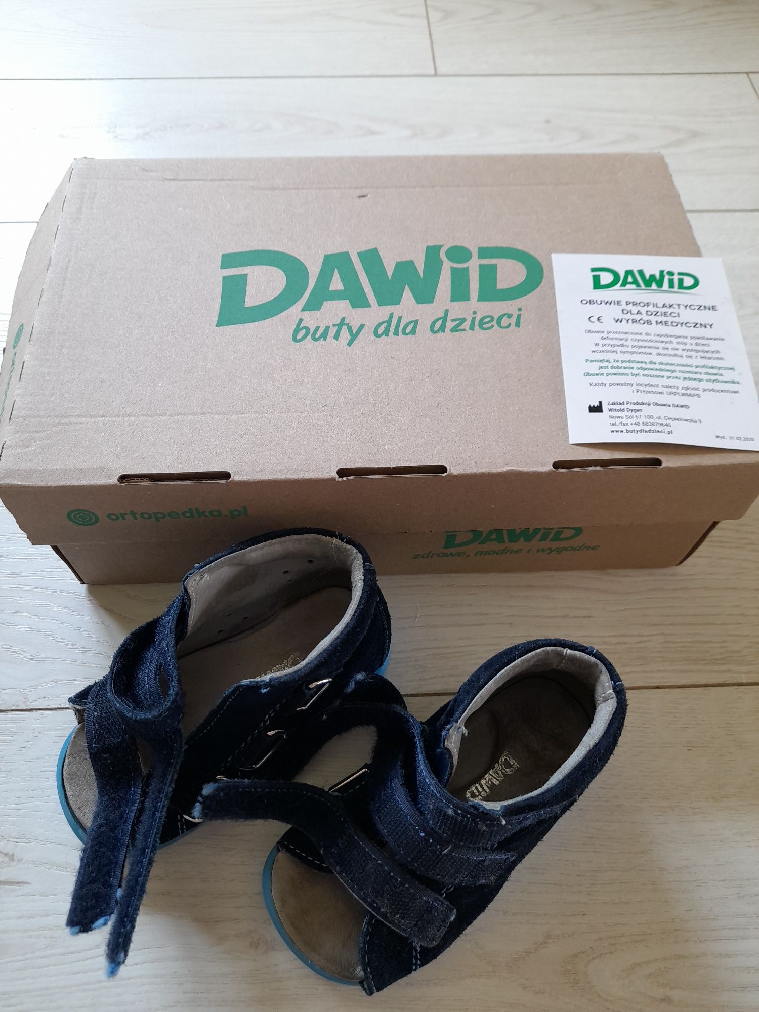 Dawid kapcie profilaktyczne buty ortopedyczne r.21