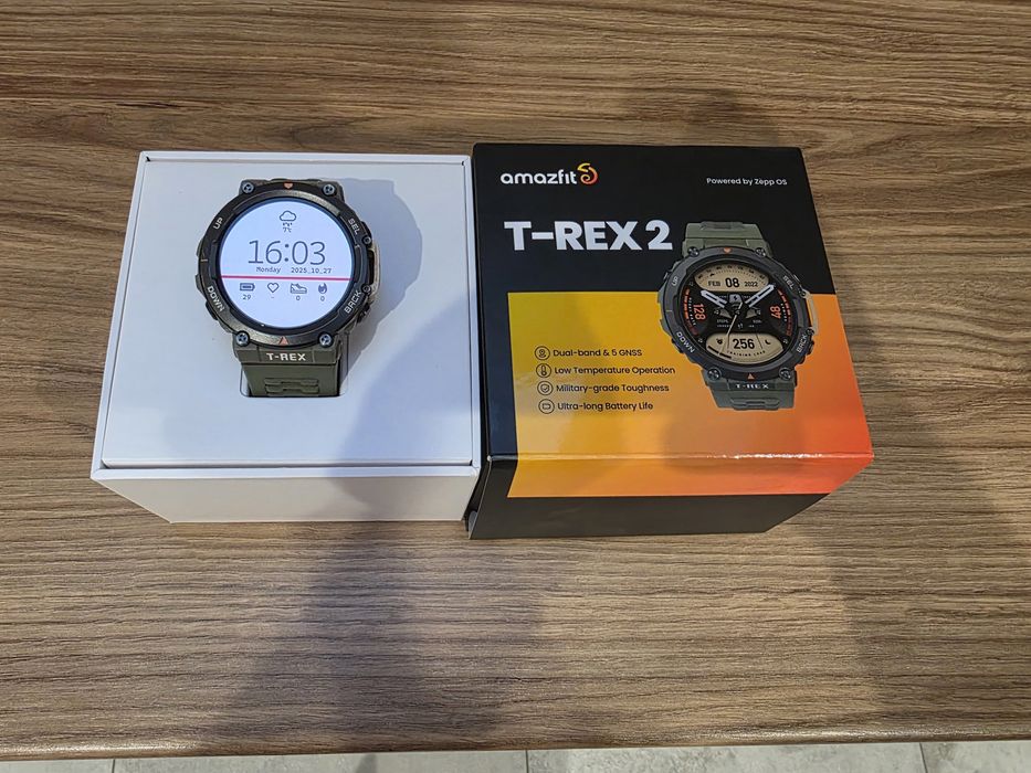 Amazfit T Rex 2 Mocna Bateria