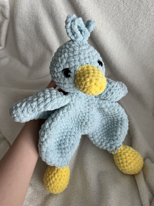 Ręcznie szydełkowana kaczka